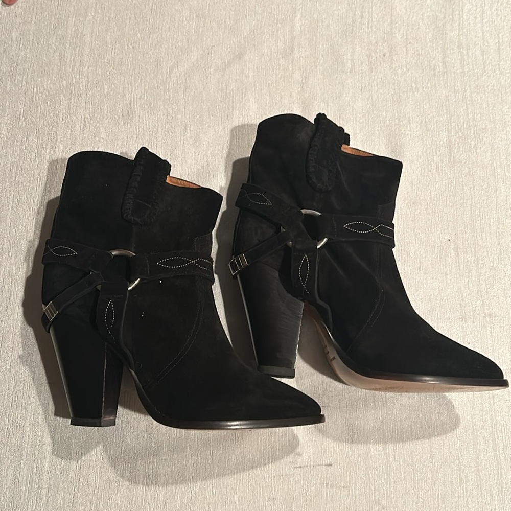 Isabel Marant Rawson Buckle Ankle Heels